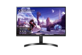 Монитор  27'' LG 27QN600-B/ LG 27QN600-B 27" IPS monitor, 2560x1440, 350cd/m2, 16:9, 5мс (GtG), HDMIx2, DP, Audio out, 75Hz, 178/178, внешний БП, FreeSync, HDR 10, VESA (100x100 мм)