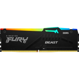 Память оперативная/ Kingston 8GB 5600MT/s DDR5 CL40 DIMM FURY Beast RGB XMP