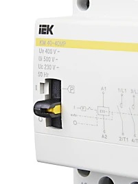 Контактор модульный с ручным упр. КМ40-40МР AC KARAT IEK