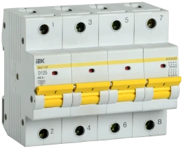 KARAT Авт. выкл. ВА47-150 4P D 125А 15кА IEK