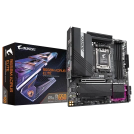 Материнская плата/ MB GIGABYTE AMD B650 sAM5, 4xDDR5(192GB), HDMI 2.1/DP, 2xPCIe 4.0x16, 1xLAN (2.5GbE), 4xSATA 6Gb/s, 2xM.2, 1xUSB-C, 7xUSB 3.2, 4xUSB 2.0, mATX