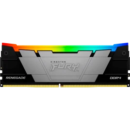 Память оперативная/ Kingston 16GB 3200MT/s DDR4 CL16 DIMM 1Gx8 FURY Renegade RGB