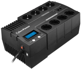 Источник бесперебойного питания/ UPS Line-Interactive CyberPower BR1000ELCD 1000VA/600W USB/RJ11/45/charger A/С (4+4 EURO)