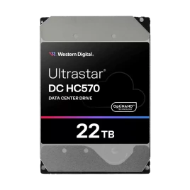 Жесткий диск/ HDD WD SATA Server 22Tb Ultrastar DC HC570 7200 6Gb/s 512MB 1 year warranty (replacement MG10AFA22TE, WUH722020CLE604, WUH722020BLE604, WUH722020BLE6L4)