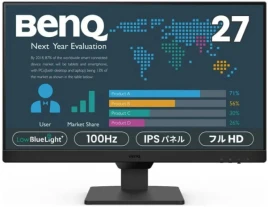 Мониторы/ Benq BL2790 27'', 1920x1080, IPS,  60Hz, 20M:1, 250cd, 5ms, 2*HDMI, DP, Speakers, Flicker-free;Low Blue Light, 3Y, Black