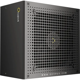 Блок питания ПК/ Power Supply Ocypus Iota P1000, Model P1000-GF, 1000W 80+ Gold (ATX, 3.1, Full modular, 1x24(20+4)pin, 2xCPU 8(4+4)pin, 3xPCIe*2 8(6+2)pin, 1x12V-2x6, 8xSATA3 , Active, 120x120mm, 150x140x86mm, APFC, black)