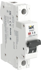 ARMAT Авт. выкл. M06N-DC 1P C 6А IEK