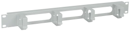 Кабельный органайзер 19" 1U 4 кольца, серый