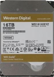 Жесткий диск WD SATA-III 16Tb WD161KRYZ Server Gold (7200rpm) 512Mb 3.5" [WD161KRYZ]