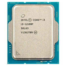 Процессор/ CPU LGA1700 Intel Core i3-12100F (Alder Lake, 4C/8T, 3.3/4.3GHz, 12MB, 58/89W) OEM