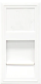 Donel Розетка DEC RJ45 UTP кат.5e, 1мод., бел. (22.5х45мм)