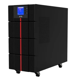ИБП Powercom MAC-10K, двойного преобразования, 10KВА, 10KВт, LCD, Tower, 8 розеток IEC320 C13 с резервным питанием, 2 розетки C19, клеммная колодка, USB, RS-232, слот под SNMP карту, EPO, защита RJ45, ШхГхВ 257х590х570мм., вес 88.4кг./ UPS Powercom MAC-10