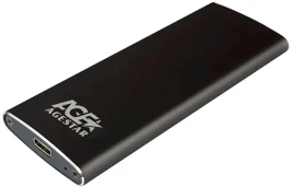 Внешний корпус SSD AgeStar 3UBNF2C SATA III USB 3.1 USB3.1 алюминий черный M2 2280 B-key [3UBNF2C]