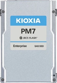 Серверный твердотельный накопитель/ KIOXIA SSD PM7-V, 1600GB, 2.5" 15mm, SAS 24G, TLC, R/W 4200/3400 MB/s, IOPs 720K/320K, TBW 8760, DWPD 3 (12 мес.)