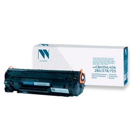 -/ Тонер-картридж NVP NV-CB435A/CB436A/CE285A/CE278A/NV-725 универсальные для HP/Canon LaserJet P1005/ P1006/ M1120/ M1120n/ M1522n/ M1522nf/ P1505/ P1505n/ M1132/ M1212nf/ M1217nfw/ P1102/ P1102w/ M1214nfh/ M1132s/ P1566/ P1606dn/ M1536dnf/6000 i-Sensys/