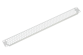 Фальшпанель в шкаф 19" 1U перфорированная