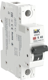 ARMAT Авт. выкл. M06N-DC 1P K 40А IEK