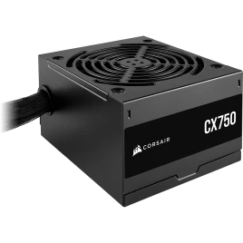 Блоки питания/ Power Supply Corsair CX750, Model RPS0146, 750W 80+ Bronze (ATX, 2.31, Non-modular, 1x24(20+4)pin, 1xCPU 8(4+4)pin, 2xPCIe*2 8(6+2)pin, 3xSATA3, 2xMOLEX4pin, Active, 120x120mm, 150x120x86mm, APFC, Power cable-EU, black)