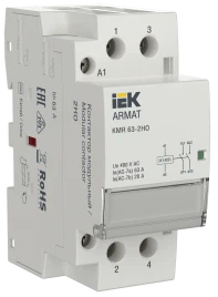 ARMAT Контактор модульный KMR 63А 24В AC/DC 2НО IEK