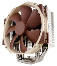Кулер для процессора/ CPU Cooler Noctua NH-U14S (162W, 4-pin PWM, 165mm, Al/Cu, 6x6mm, 1x140x140x25mm, 82.52CFM, 24.6dBA, 1500RPM, S: 1851/1700/1200/115X/2011/2066, AM5/AM4, Beige/Brown)