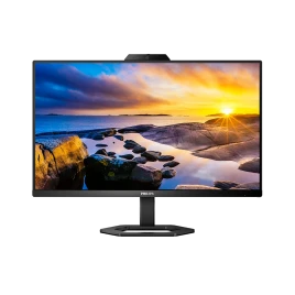 Монитор Philips 24E1N5300HE 23.8'', 1920x1080, IPS, 75hz, 80M:1, 300cd, 1ms, HDMI 1.4, DP 1.2, 4xUSB 3.2, Type-C 65W, Speakers, web-cam 5.0mpx, H. adj 130mm, pivot, VESA, 3Y, Black/ Philips 24E1N5300HE 23.8'', 1920x1080, IPS, 75hz, 80M
