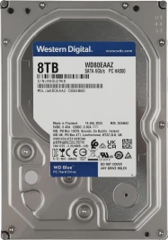 Жесткий диск WD SATA-III 8TB WD80EAAZ Desktop Blue (5640rpm) 256Mb 3.5" [WD80EAAZ]