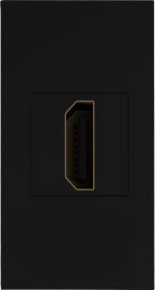 Donel Розетка HDMI, 1мод., черн. (22.5х45мм)