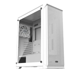 Корпус без блока питания/ Case Raijintek ARCADIA 41, Midi-Tower, TG, 1x120mm, 2xUSB-A 3.0 + 1xUSB-C, ATX, mATX, mITX White