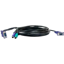 Кабель/ DKVM-CB KVM Cable with VGA and 2xPS/2 connectors for DKVM-4K, 1.8m