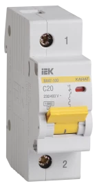 KARAT Авт. выкл. ВА47-100 1P C 20А 10кА IEK