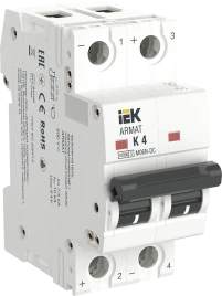 ARMAT Авт. выкл. M06N-DC 2P K 4А IEK
