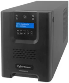 ИБП CyberPower PR1500ELCD, Line-Interactive, 1500VA/1350W, 8 IEC-320 С13 розеток, USB&Serial, SNMPslot, LCD дисплей, Black, 0.5х0.3х0.35м., 28.3кг./ UPS Line-Interactive CyberPower PR1500ELCD 1500VA/1350W USB/RS-232/EPO/SNMPslot (8 IEC С13)