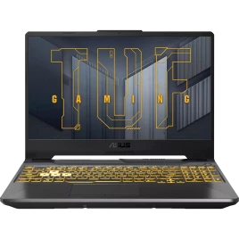 Ноутбук/ ASUS TUF A15 FA506NCQ-HN031 15.6"(1920x1080 (матовый, 144Hz) IPS)/AMD Ryzen 7 170(3.2Ghz)/16384Mb/512PCISSDGb/noDVD/Ext:nVidia GeForce RTX3050(4096Mb)/Cam/BT/WiFi/48WHr/war 1y/2.3kg/Graphite Black/DOS