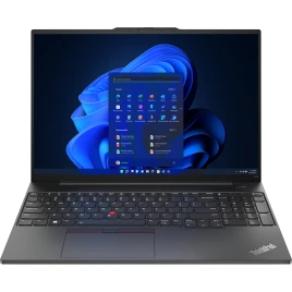 Ноутбук/ Lenovo ThinkPad E16 G2 16" (1920x1200) IPS, Ryzen 7 7735HS, 16GB,512GB SSD, AMD Radeon, HD RGB Cam, RTL8852BE,FPR,3 Cell 47Whr, BKLT KB ENG, No OS, 1Y ( EN_kbd , 3pin cable