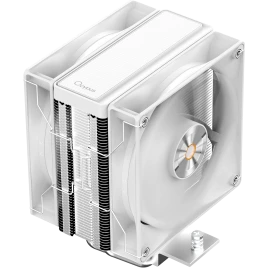 Кулер для процессора/ CPU Cooler Ocypus Delta A40 Elite WH Dual FAN (220W, 4-pin PWM, 156.7mm, Al/Cu, 4x6mm, 2x120mm, 73CFM, 29dBA, 2000RPM, S: 1851/1700/1200/115X, AM5/AM4, white)