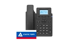 IP-телефон Flat-Phone C10: 2 SIP-аккаунта, 2 порта 10/100BASE-T (RJ-45), ЖК-дисплей, PoE, адаптер питания 220В, ТОРП