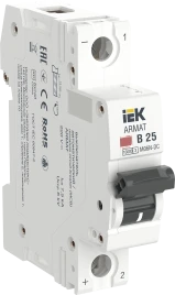 ARMAT Авт. выкл. M06N-DC 1P B 25А IEK
