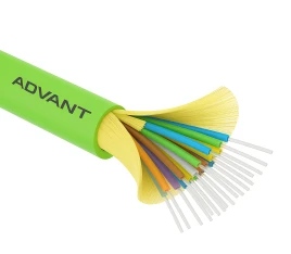 Волоконно-оптический кабель ADVANT ADVOM5-FO16-UV-LL, тип волокна MM 50/125 (OM5), количество волокон: 16, среда использования: Внутренняя/Внешняя, внешняя оболочка: LSZH, цвет: Зеленый. Внешний диаметр: 7,1