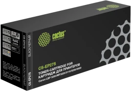 -/ Картридж лазерный Cactus CS-EP27S EP-27 черный (2500стр.) для Canon LBP3200/MF3220/3110/3200/5600