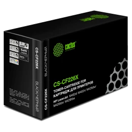 -/ Картридж лазерный Cactus CS-CF226X CF226X черный (9000стр.) для HP LJ M402d/M402n/M426dw/M426fdn/M42