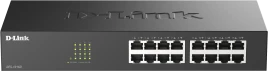 Коммутатор/ Неуправляемый коммутатор, 16x100Base-TX, корпус металл