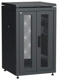 ITK LINEA N 18U 600х600мм распаш. перф. дв. задн. перф. чер.