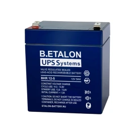 Аккумулятор B.ETALON BHR 12В 5 А/ч