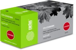 -/ Картридж лазерный Cactus CS-C040HBK 040 H BK черный (12500стр.) для Canon LBP 710CX/712CX