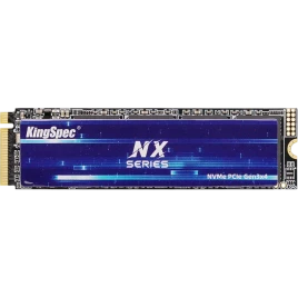 Твердотельный накопитель/ Kingspec SSD NX-4096 2280, 4096GB, M.2(22x80mm), NVMe, PCIe 3.0 x4, 3D QLC, R/W 3600/3200MB/s, IOPs 380 000/320 000, TBW 1920, DWPD 0.4 (3 года)