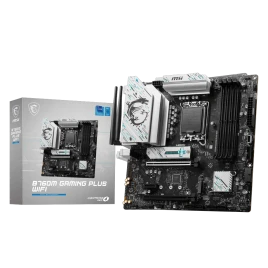 Материнская плата/ MB MSI INTEL B760 s1700, 4xDDR5(256GB), 2xHDMI 2.1/2xDP, 2xPCIe 4.0x16, 1xPCIe 3.0, 1xLAN (2.5GbE), Wi-Fi, BT, 4xSATA 6Gb/s, 2xM.2, 4xUSB 3.2, 2xUSB 2.0, 1xPS/2, mATX