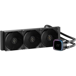 Система жидкостного охлаждения/ Water Cooling System Ocypus Iota L36 BK (300W, 360mm, Black, ARGB Pump, Fans: 3x120mm, 77CFM, 2000RPM/ Pump height 65mm, 27dBA, 3100RPM, Rad thickness 27mm/ S: 1851, 1700, 1200, 115X, AM5, AM4)