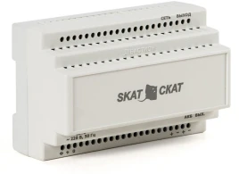 586 SKAT-12-6,0 DIN источник питания 12В 6А пластиковый корпус под DIN рейку 35 мм