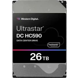 Жесткий диск/ HDD WD SAS Server 26Tb Ultrastar DC HC590 7200 12Gb/s 512MB 1 year warranty (replacement ST24000NM007H, MG11SCA24TE)