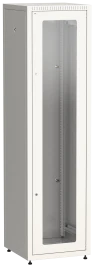 ITK LINEA E 42U 600х600мм стекл. пер. дв. задн. метал. сер.